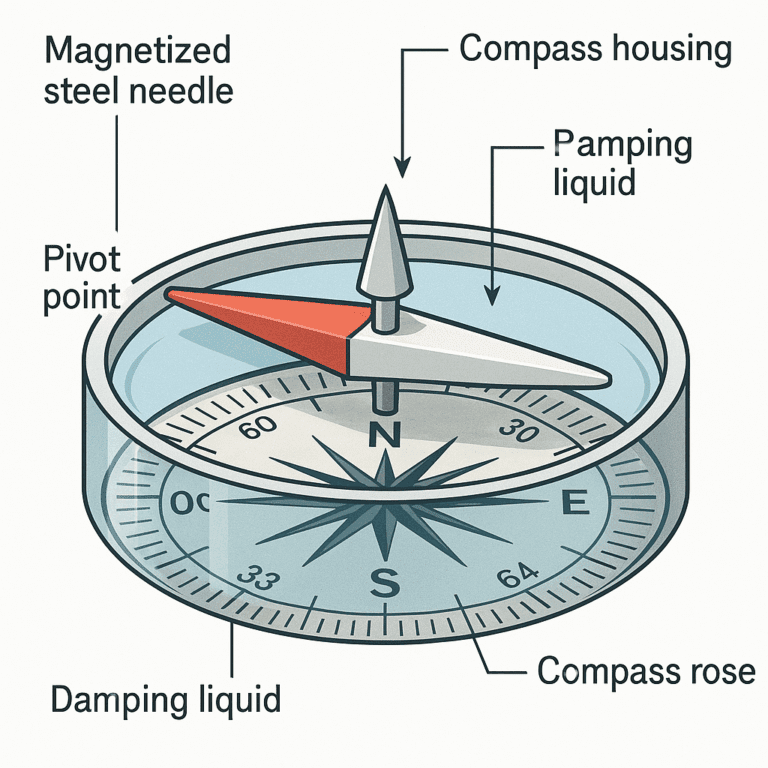 How Does a Magnetic Compass Work? Explained